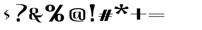 Hautte Light Expanded Font OTHER CHARS