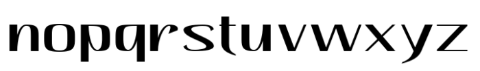 Hautte Light Expanded Font LOWERCASE