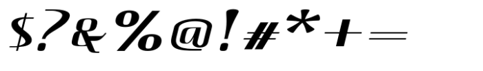 Hautte Light Italic Expanded Font OTHER CHARS
