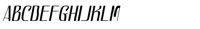 Hautte Light Italic Sm Condensed Font UPPERCASE