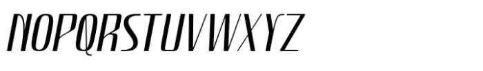 Hautte Light Italic Sm Condensed Font UPPERCASE