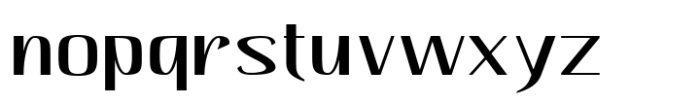 Hautte Light Sm Expanded Font LOWERCASE