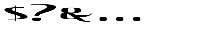 Hautte Sm Bold Ult Expanded Font OTHER CHARS