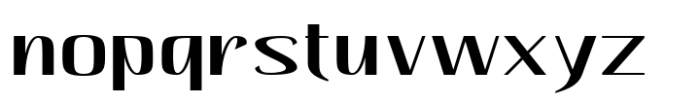 Hautte Sm Expanded Font LOWERCASE
