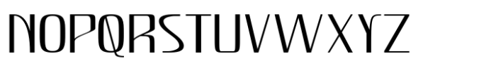 Hautte Thin Expanded Font UPPERCASE