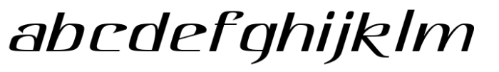 Hautte Thin Italic Extra Expanded FONT