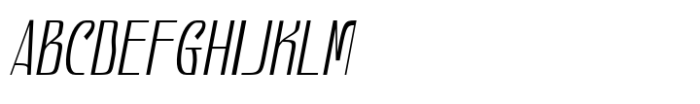 Hautte Thin Italic Sm Condensed Font