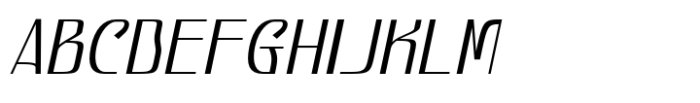 Hautte Thin Italic Sm Expanded Font UPPERCASE