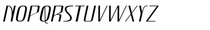 Hautte Thin Italic Sm Expanded Font UPPERCASE