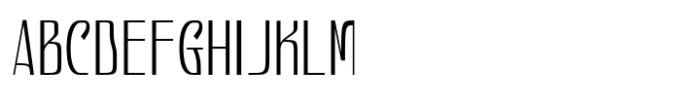 Hautte Thin Sm Condensed Font UPPERCASE