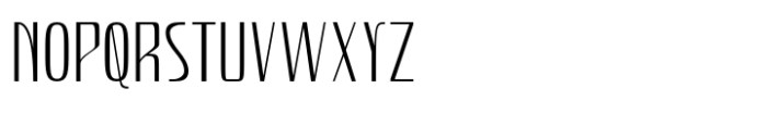 Hautte Thin Sm Condensed Font UPPERCASE