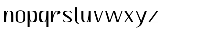Hautte Thin Sm Expanded Font LOWERCASE