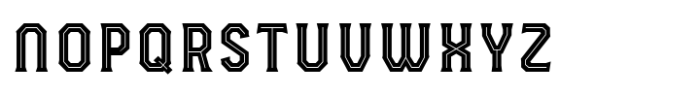 Havard Regular Inline Font UPPERCASE