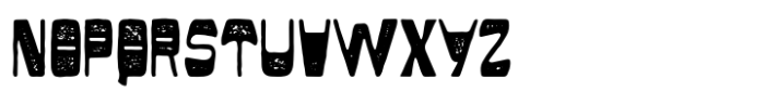 Havarone Stamp Font LOWERCASE