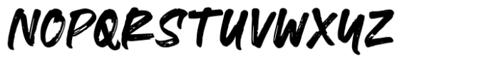 Haven Strike Brush Font UPPERCASE
