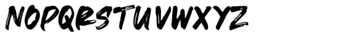 Haven Strike Brush Font LOWERCASE