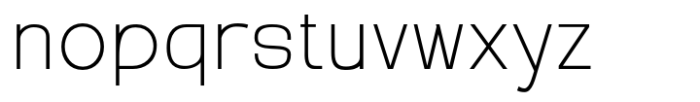 Haven Strike Thin Font LOWERCASE