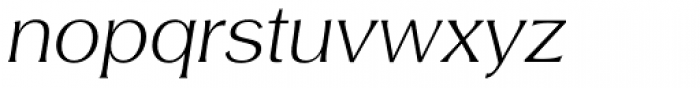 Havenbrook 1 Reg Italic Font LOWERCASE