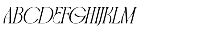 Havens Brooke Italic Font UPPERCASE