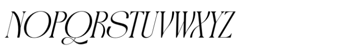 Havens Brooke Italic Font UPPERCASE
