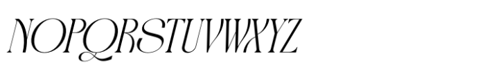 Havens Brooke Italic Font LOWERCASE