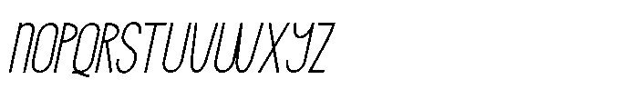 Havique Oblique Font UPPERCASE