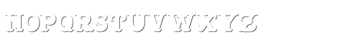 Hawaii Beach Shadow FX Font LOWERCASE