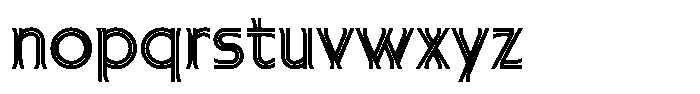 Hayatica Font LOWERCASE