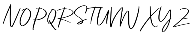Hayira Signature Font UPPERCASE