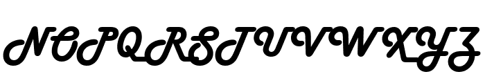 Harlow Solid Italic Font UPPERCASE
