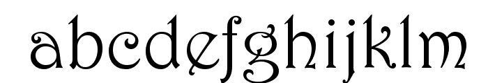 Harrington Font LOWERCASE