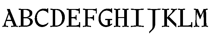 HALCasinoMono Regular Font UPPERCASE