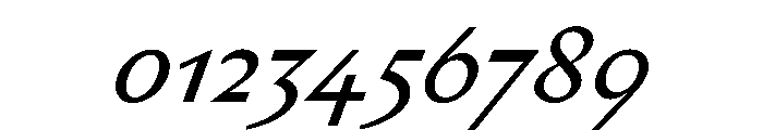 HALCasinoSans RegularItalic Font OTHER CHARS