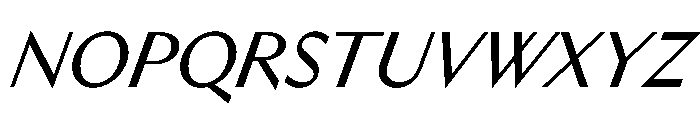 HALCasinoSans RegularItalic Font UPPERCASE