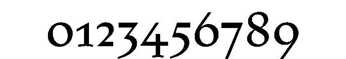 HALCasinoSerif Regular Font OTHER CHARS