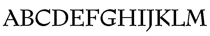 HALCasinoSerif Regular Font UPPERCASE
