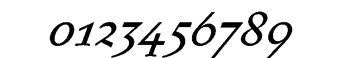 HALCasinoSerif RegularItalic Font OTHER CHARS