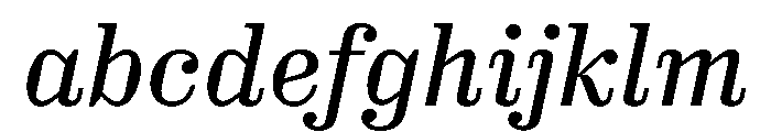 HALColantText RegularItalic FONT