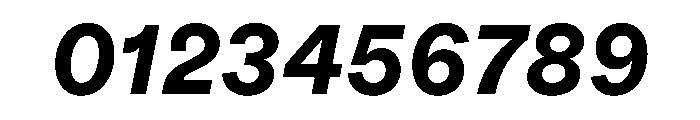 HALFourGrotesk BoldItalic Font OTHER CHARS