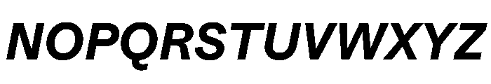HALFourGrotesk BoldItalic Font UPPERCASE