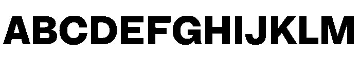 HALFourGrotesk Heavy Font UPPERCASE
