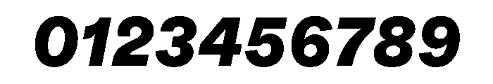HALFourGrotesk HeavyItalic Font OTHER CHARS