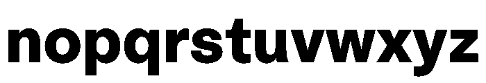 HALFourGrotesk Heavy Font LOWERCASE