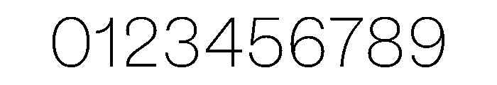 HALFourGrotesk Thin Font OTHER CHARS