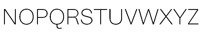 HALFourGrotesk Thin Font UPPERCASE