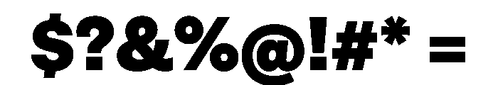 HALFourGrotesk Ultra Font OTHER CHARS