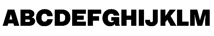 HALFourGrotesk Ultra Font UPPERCASE