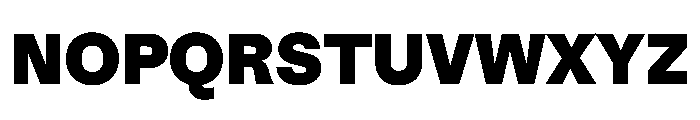 HALFourGrotesk Ultra Font UPPERCASE