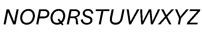 HALFourGroteskWhiteCube RegularItalic Font UPPERCASE