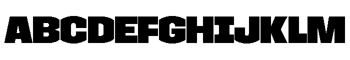 HALGap L Font UPPERCASE